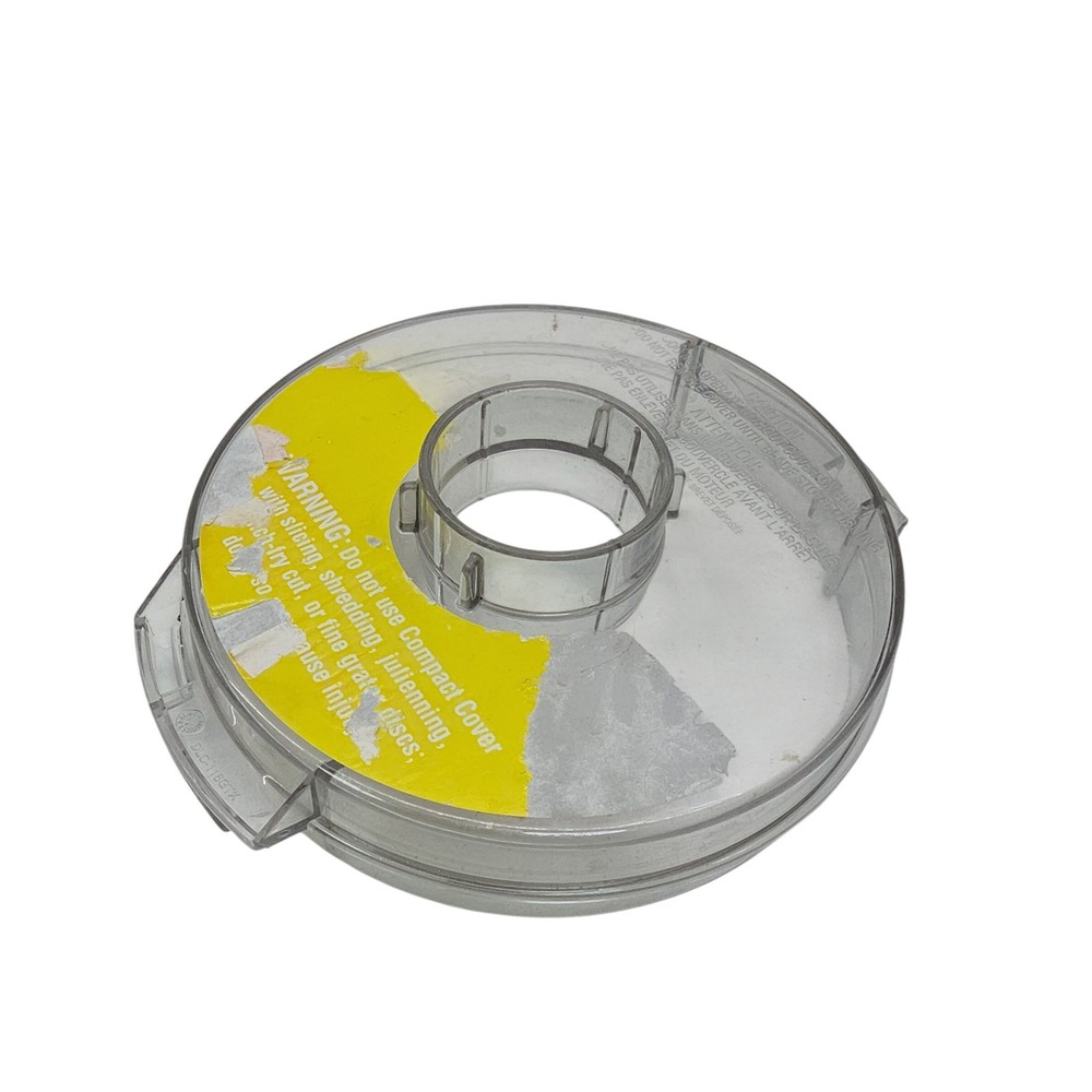 Cuisinart Pro Classic‎ Food Processor DLC-116GTXT Flat Clear Lid